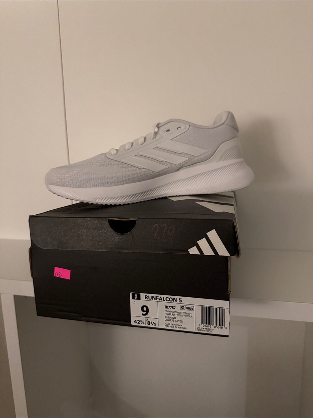 adidas Men's White Athletic Running Shoes